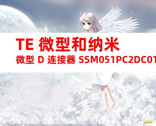 TE 微型和纳米微型 D 连接器 SSM051PC2DC012N产品图纸